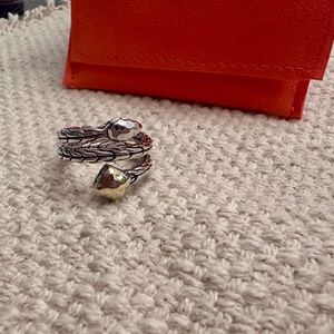 Carved Chain Palu Coil Ring